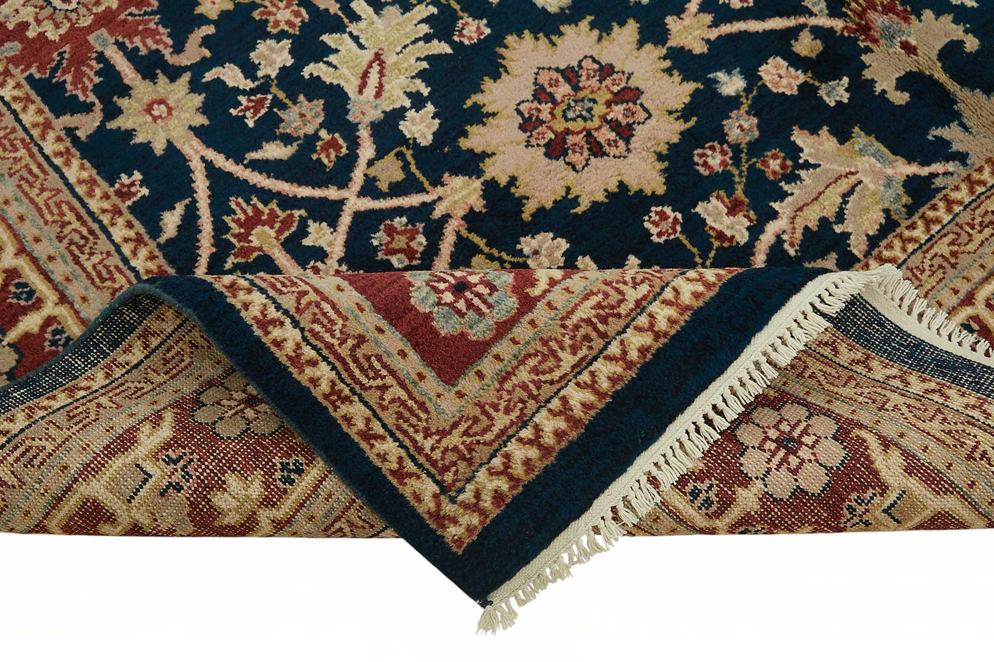 9x12 Hand-Knotted Wool Oushak Rug - 49252