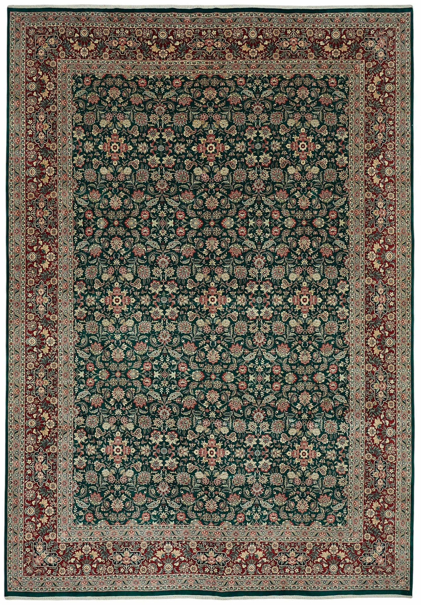 10x14 Hand-Knotted Wool Oushak Rug - 49253