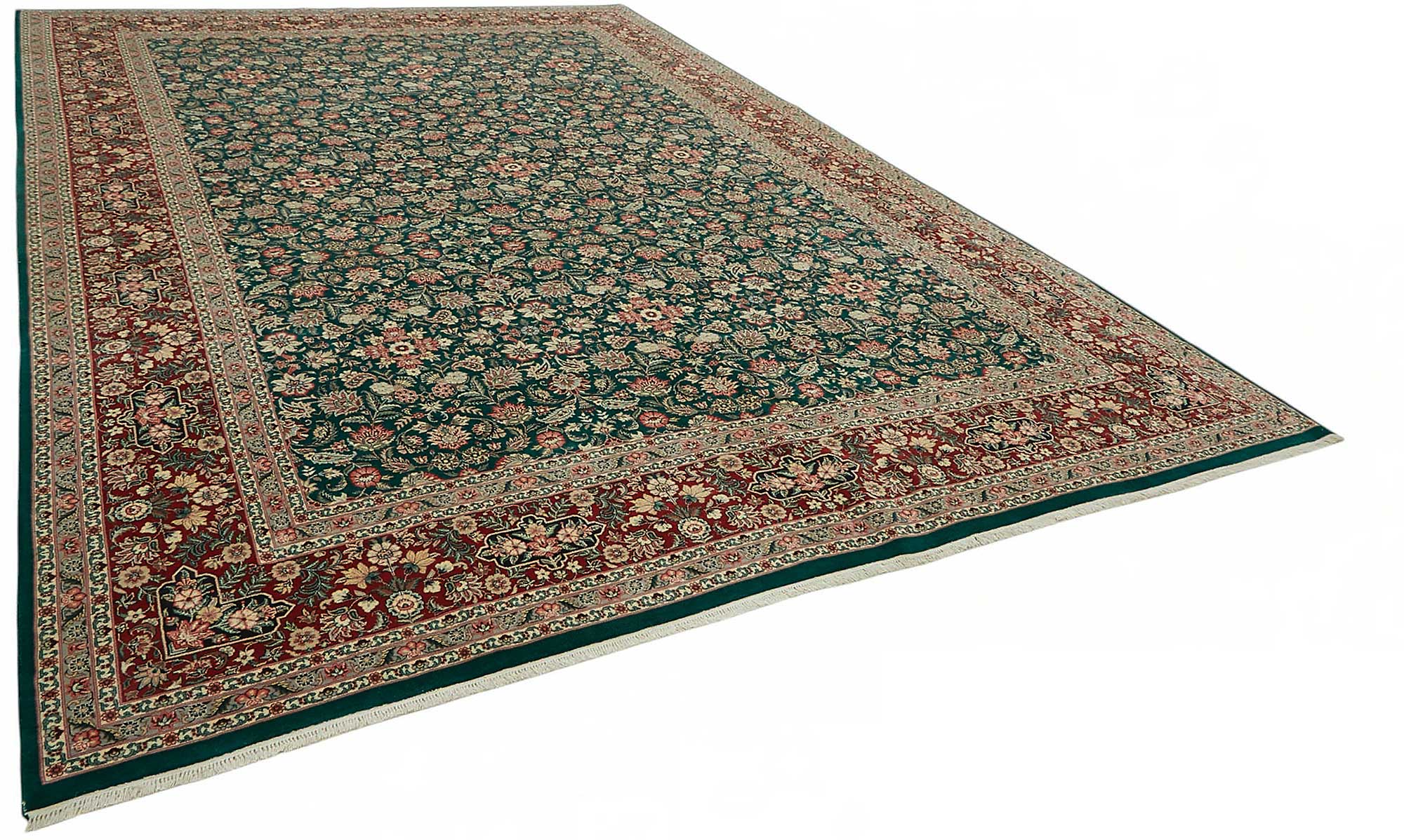 10x14 Hand-Knotted Wool Oushak Rug - 49253