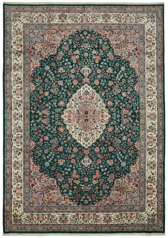 10x14 Hand-Knotted Wool Oushak Rug - 49254