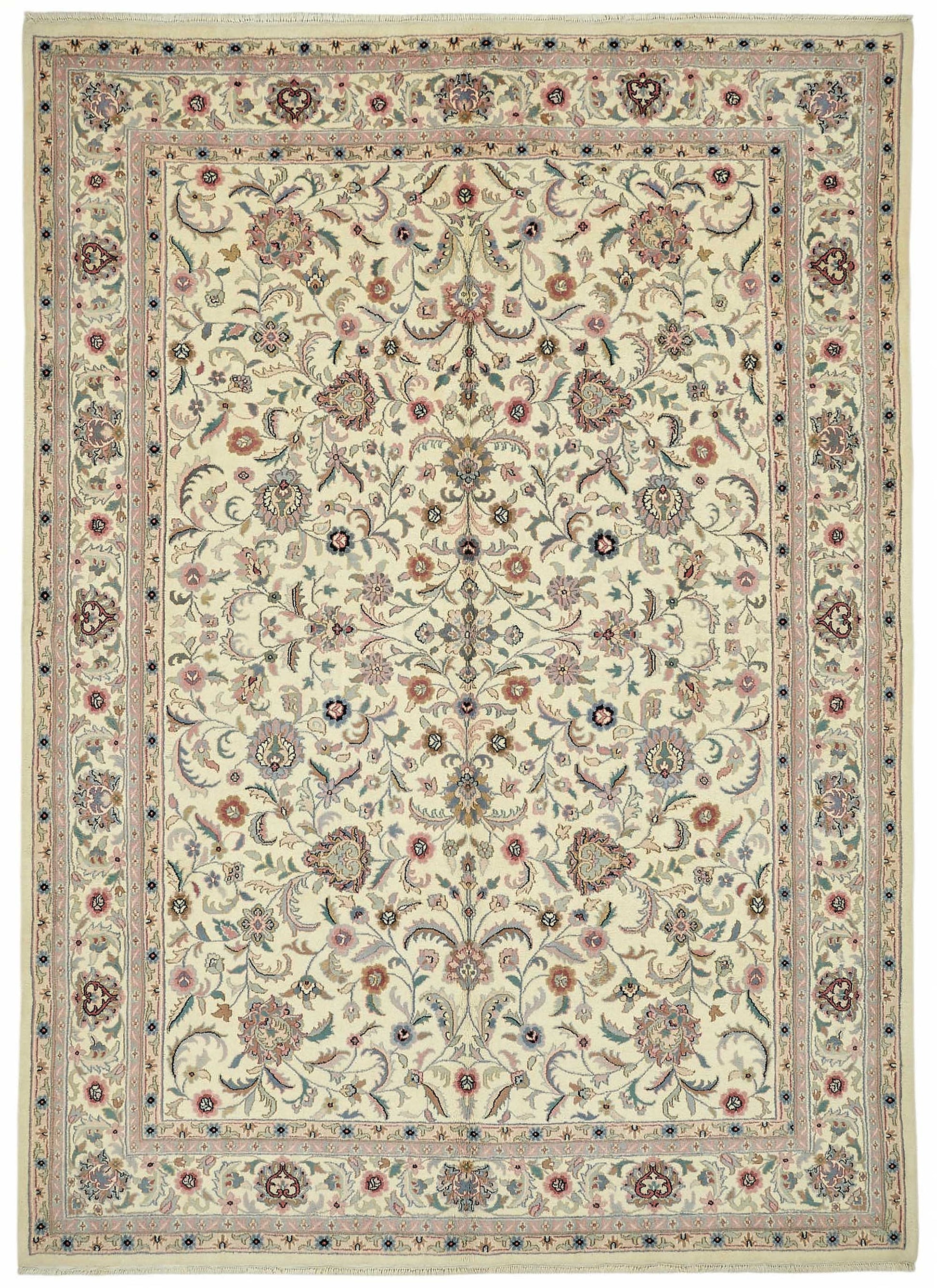 9x12 Hand-Knotted Wool Oushak Rug - 49256
