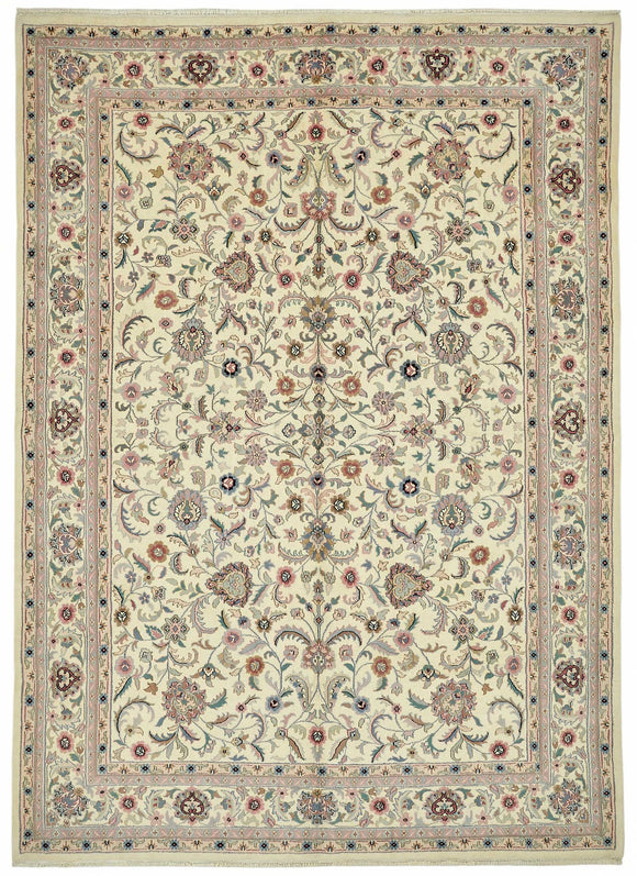 9x12 Hand-Knotted Wool Oushak Rug - 49256