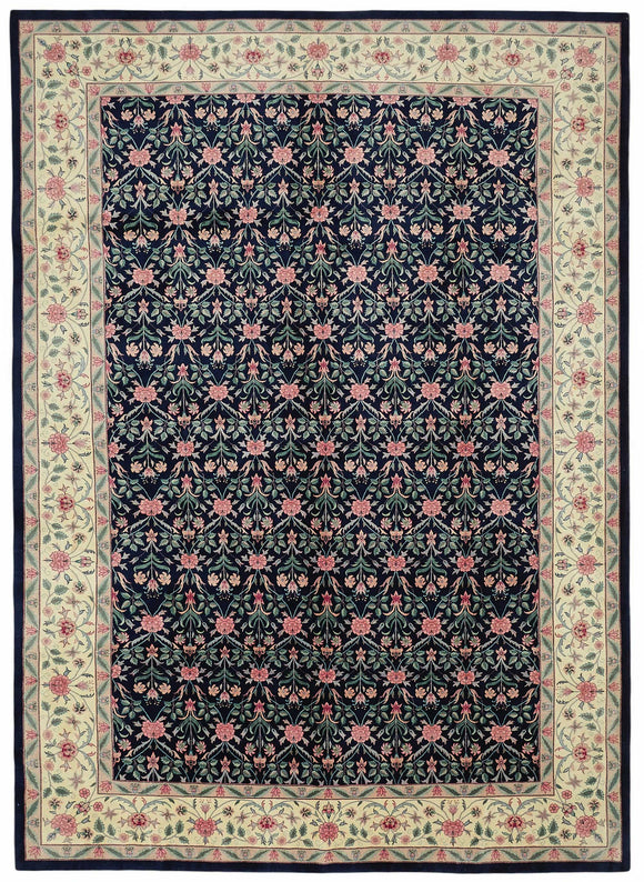 10x14 Hand-Knotted Wool Oushak Rug - 49257