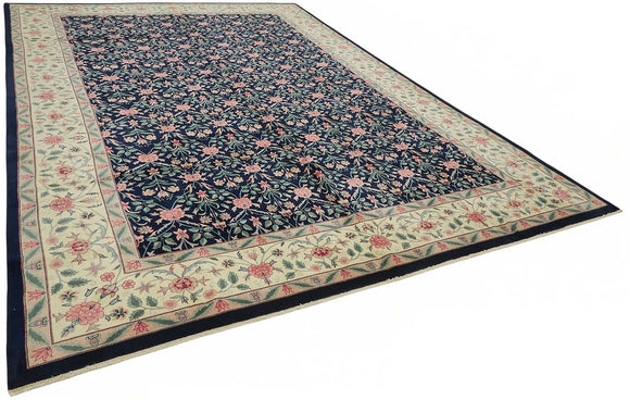 10x14 Hand-Knotted Wool Oushak Rug - 49257