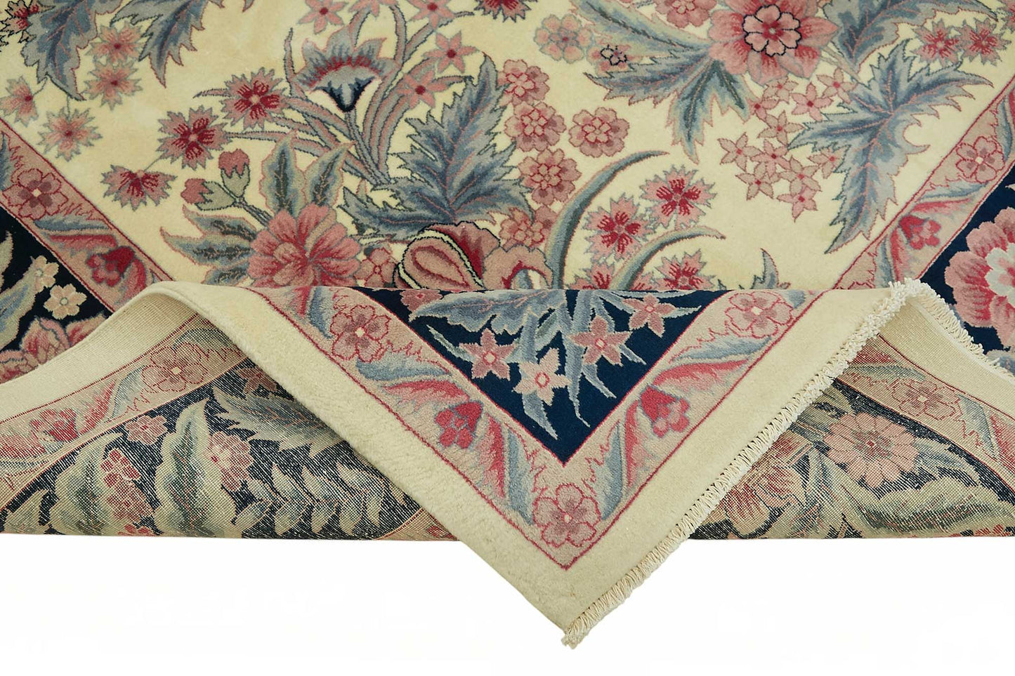 9x12 Hand-Knotted Wool Oushak Rug - 49258