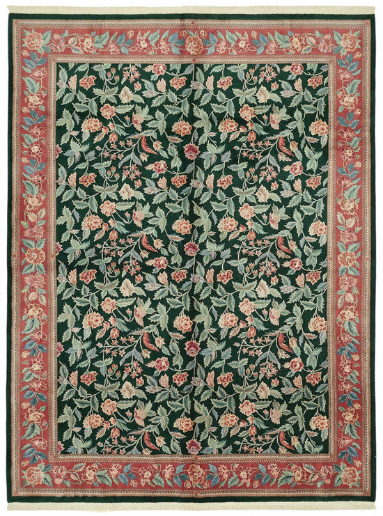 9x12 Hand-Knotted Wool Oushak Rug - 49260