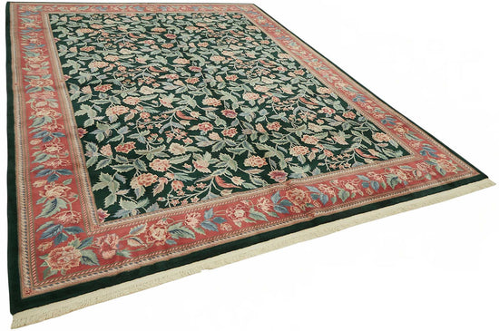 9x12 Hand-Knotted Wool Oushak Rug - 49260