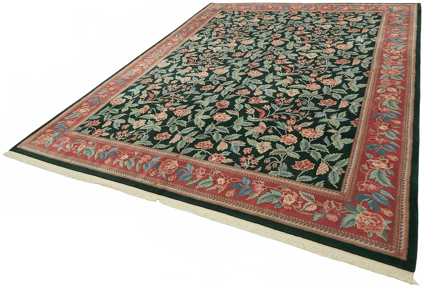 9x12 Hand-Knotted Wool Oushak Rug - 49260