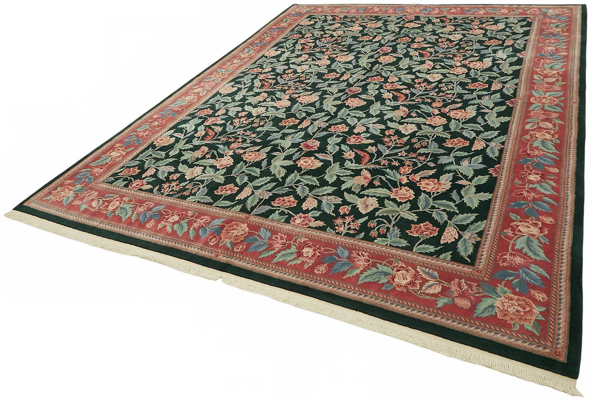 9x12 Hand-Knotted Wool Oushak Rug - 49260