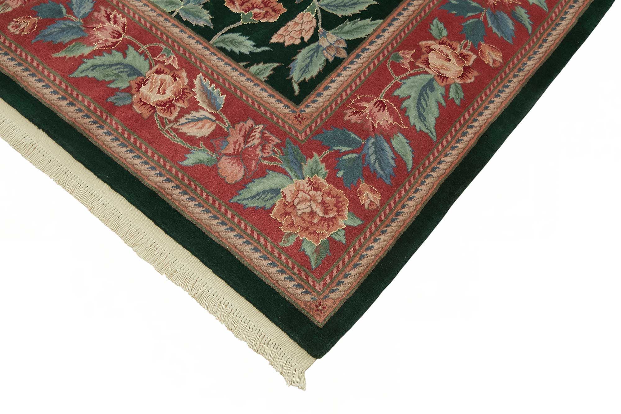9x12 Hand-Knotted Wool Oushak Rug - 49260