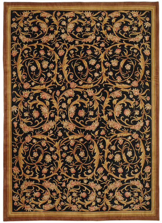 10x14 Hand-Knotted Wool Oushak Rug - 49261