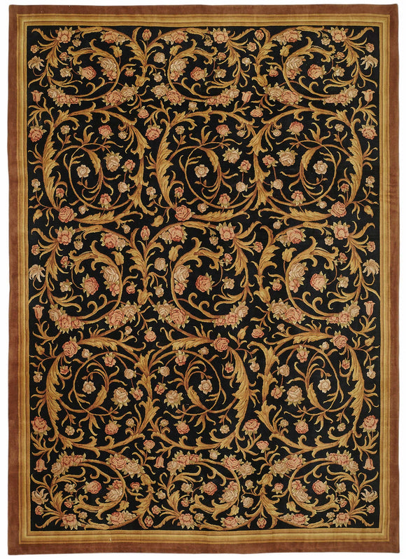 10x14 Hand-Knotted Wool Oushak Rug - 49261