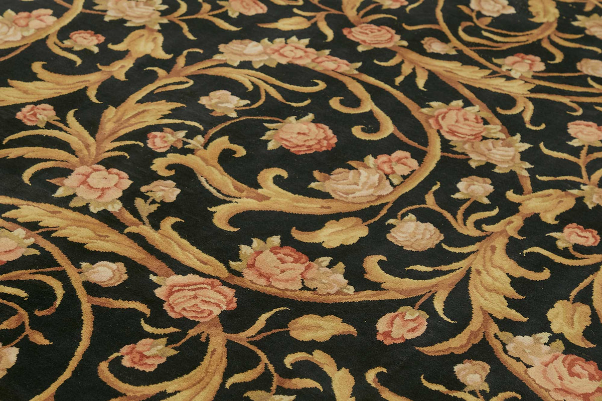 10x14 Hand-Knotted Wool Oushak Rug - 49261