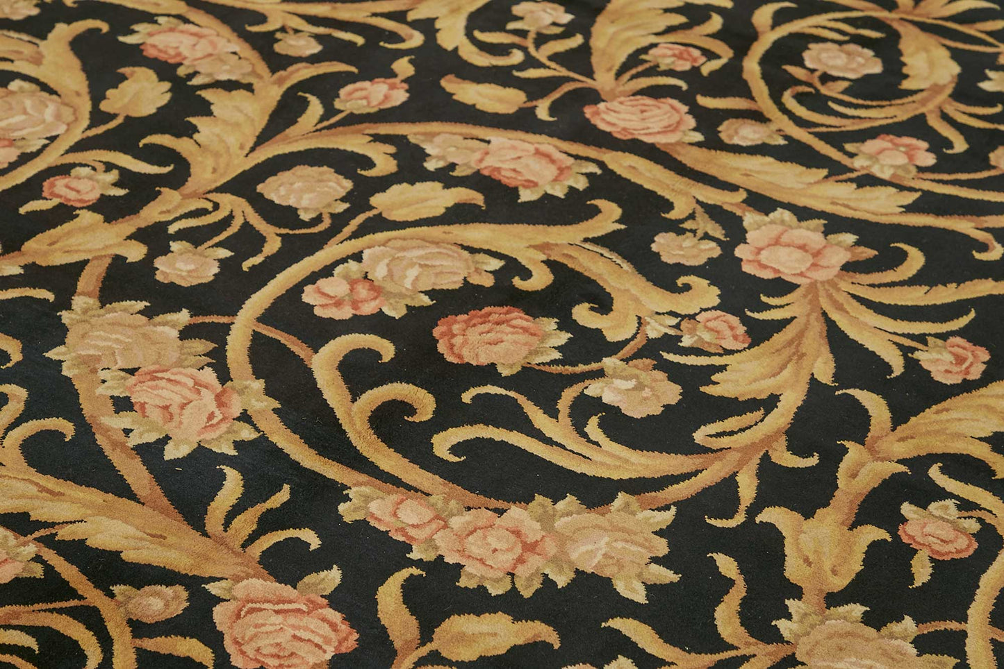 9x13 Hand-Knotted Wool Oushak Rug - 49262
