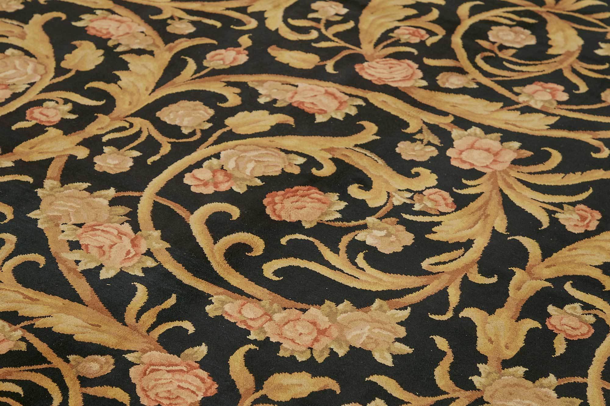 9x13 Hand-Knotted Wool Oushak Rug - 49262