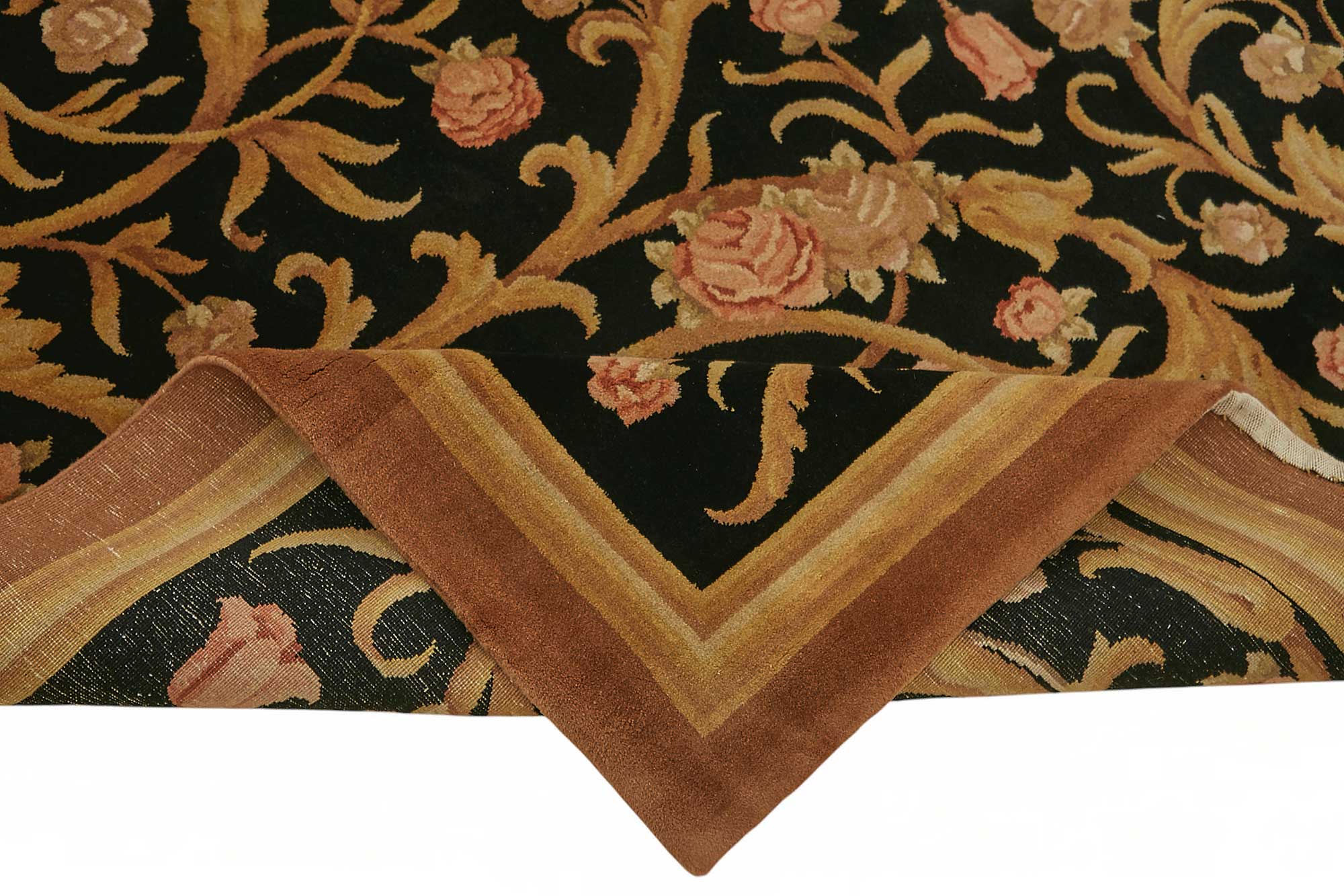 9x13 Hand-Knotted Wool Oushak Rug - 49262
