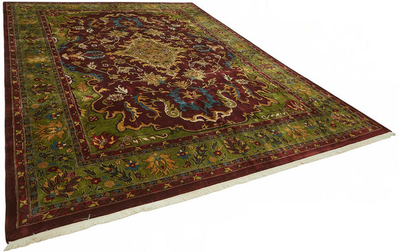 10x14 Hand-Knotted Wool Oushak Rug - 49263