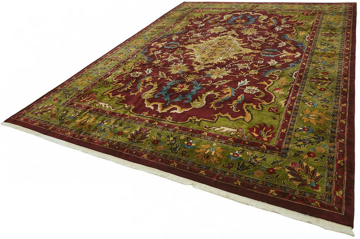 10x14 Hand-Knotted Wool Oushak Rug - 49263