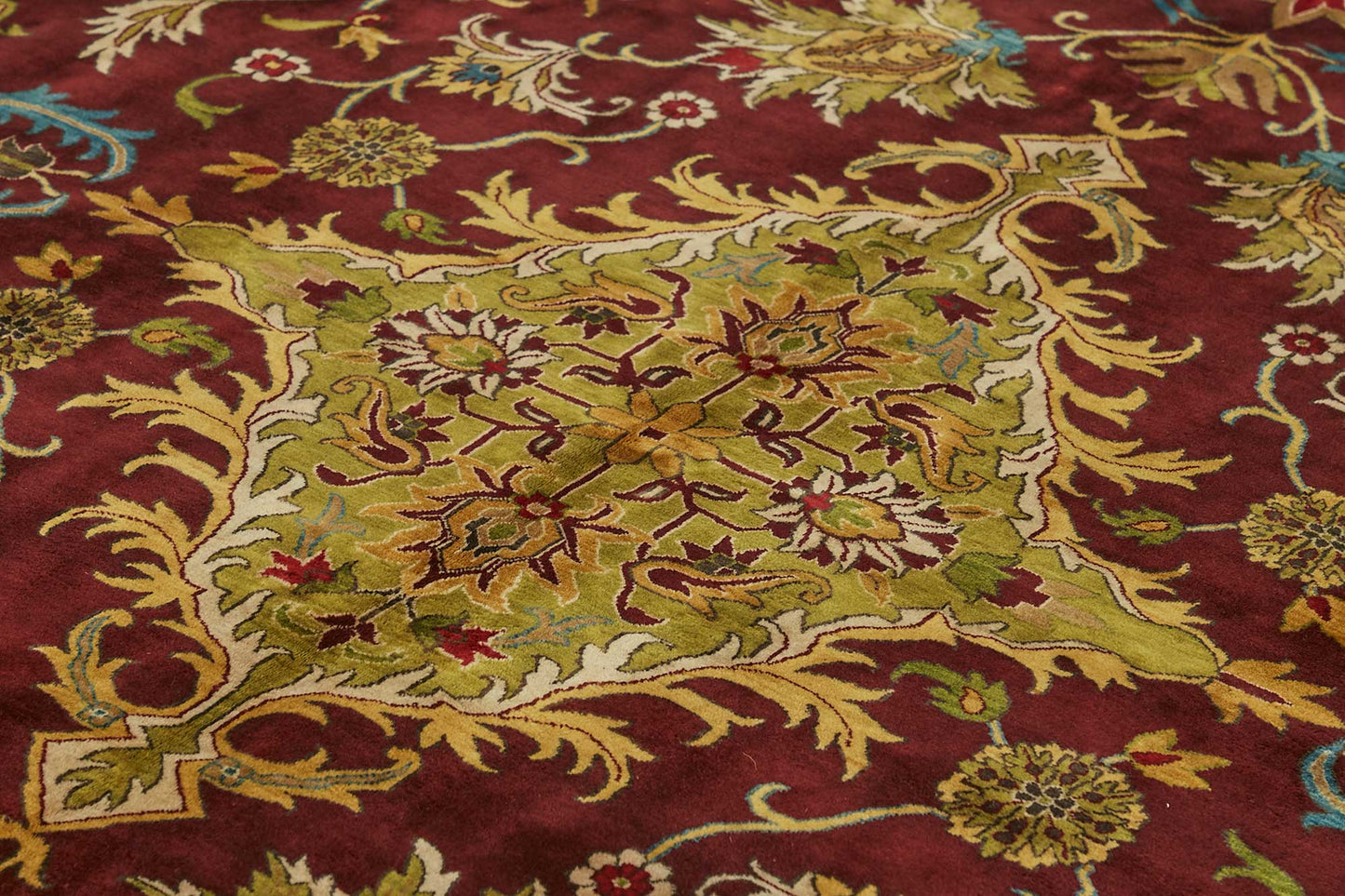 10x14 Hand-Knotted Wool Oushak Rug - 49263