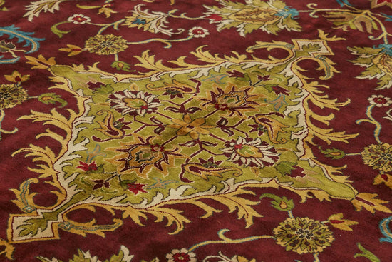 10x14 Hand-Knotted Wool Oushak Rug - 49263