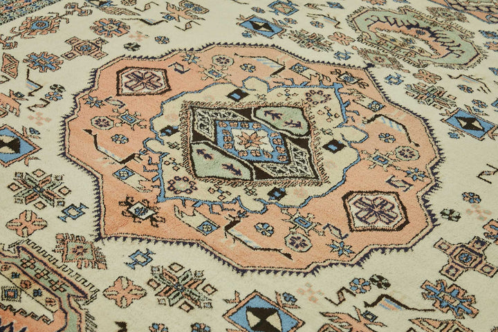 9x11 Hand-Knotted Wool Oushak Rug - 49265