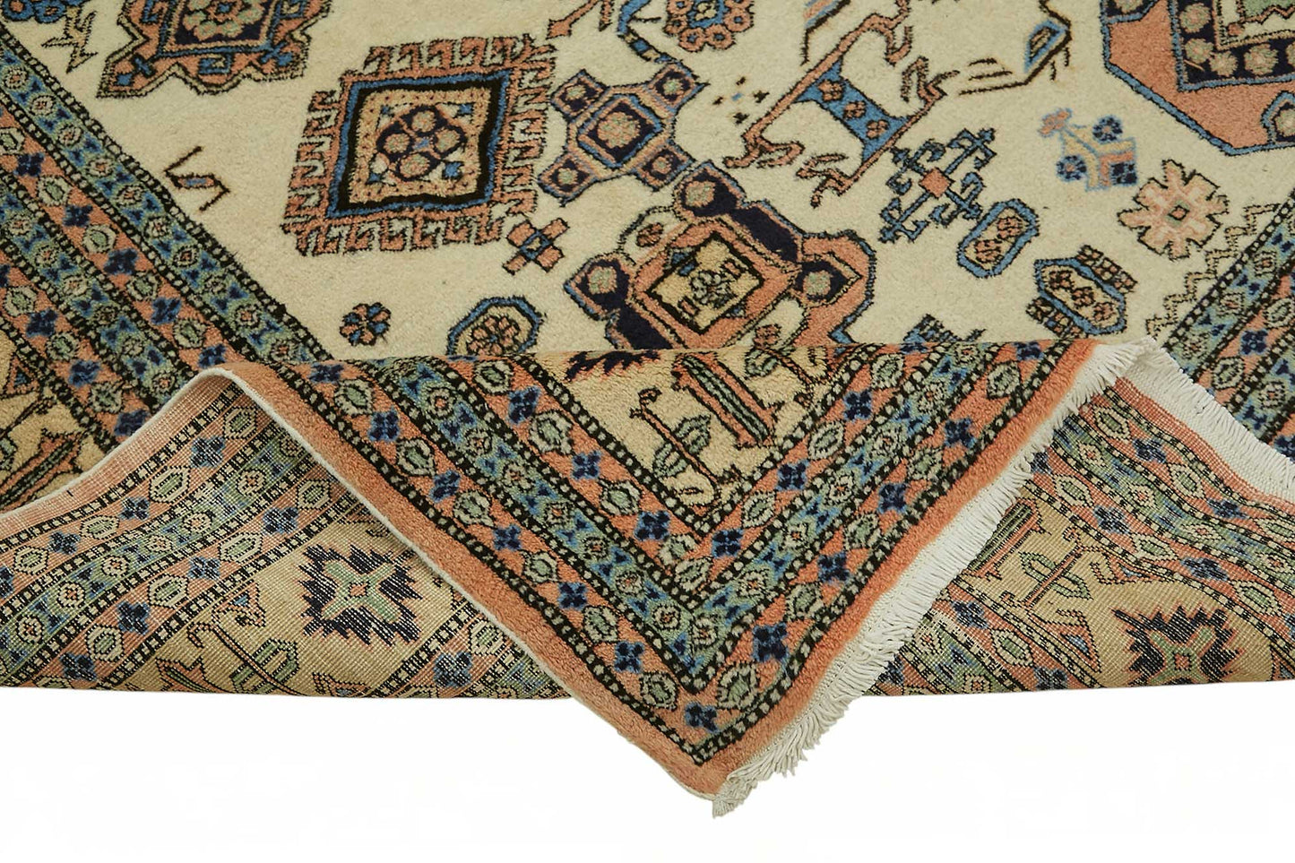 9x11 Hand-Knotted Wool Oushak Rug - 49265