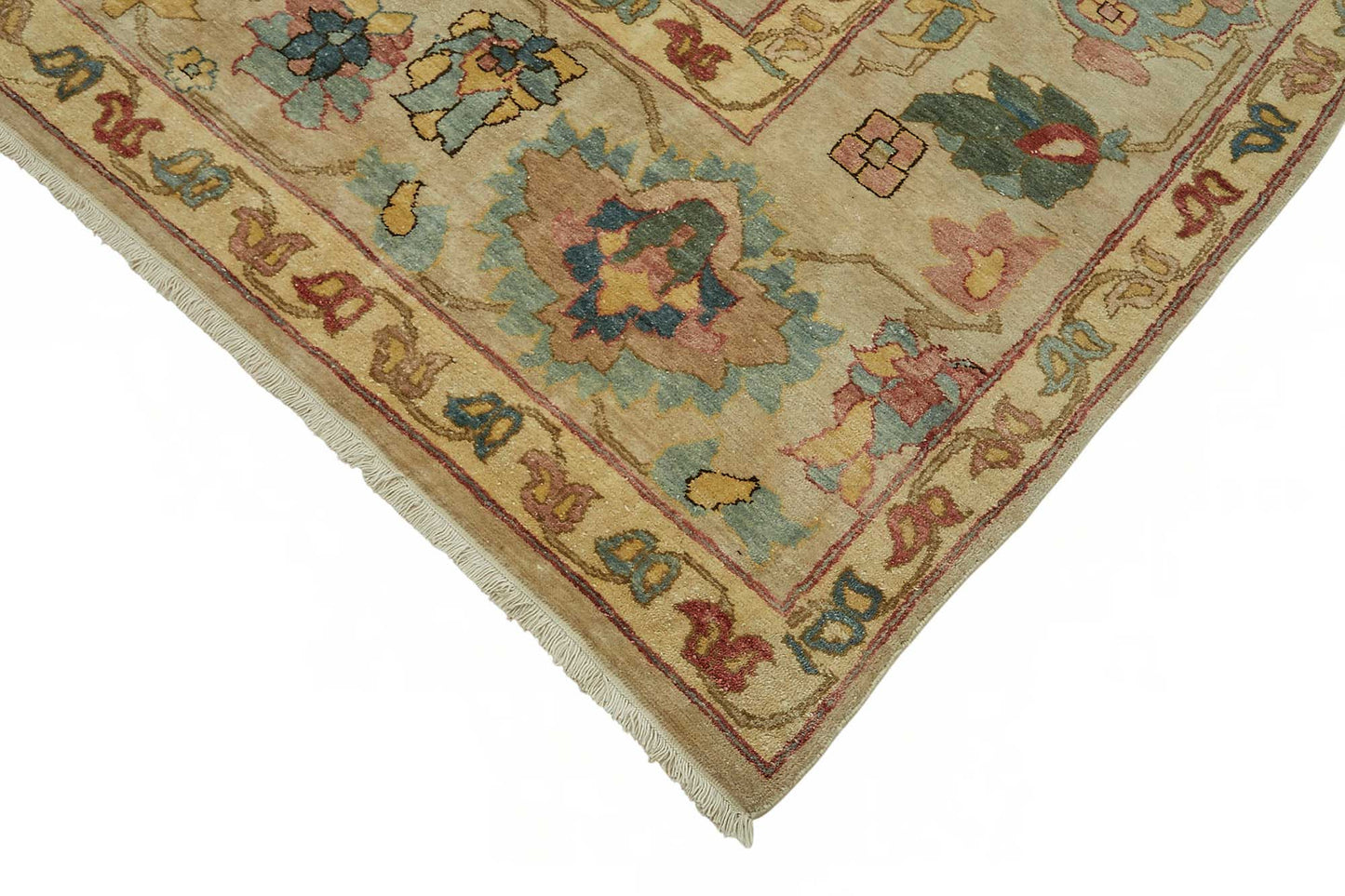 10x14 Hand-Knotted Wool Oushak Rug - 49266