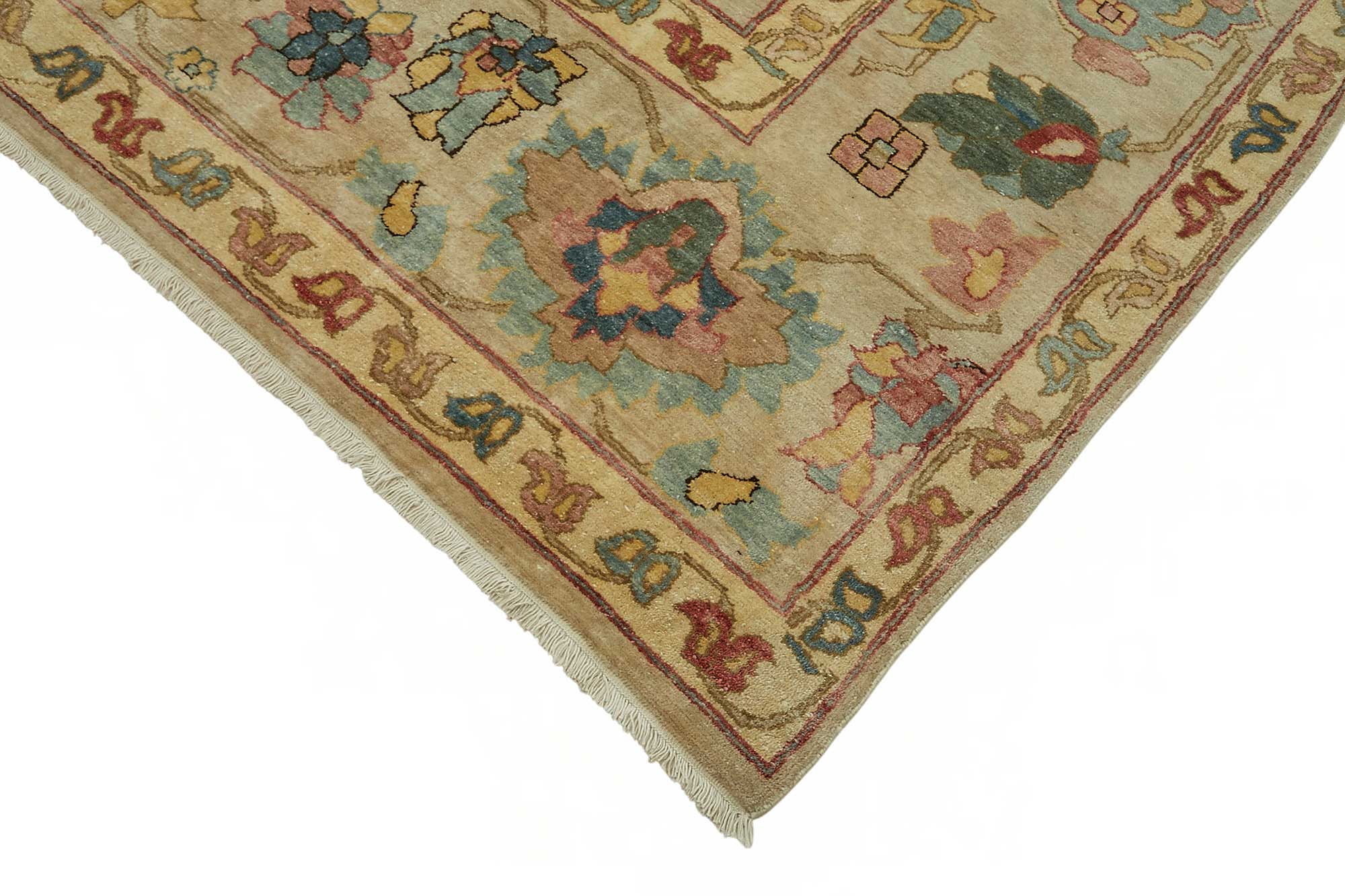 10x14 Hand-Knotted Wool Oushak Rug - 49266