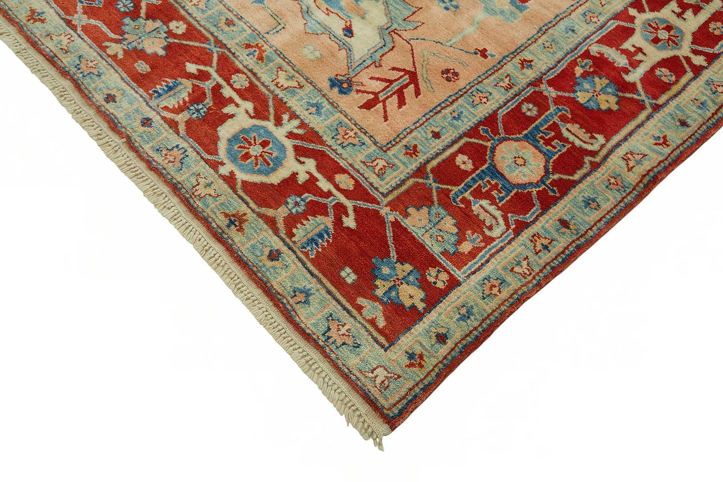 9x11 Hand-Knotted Wool Oushak Rug - 49267