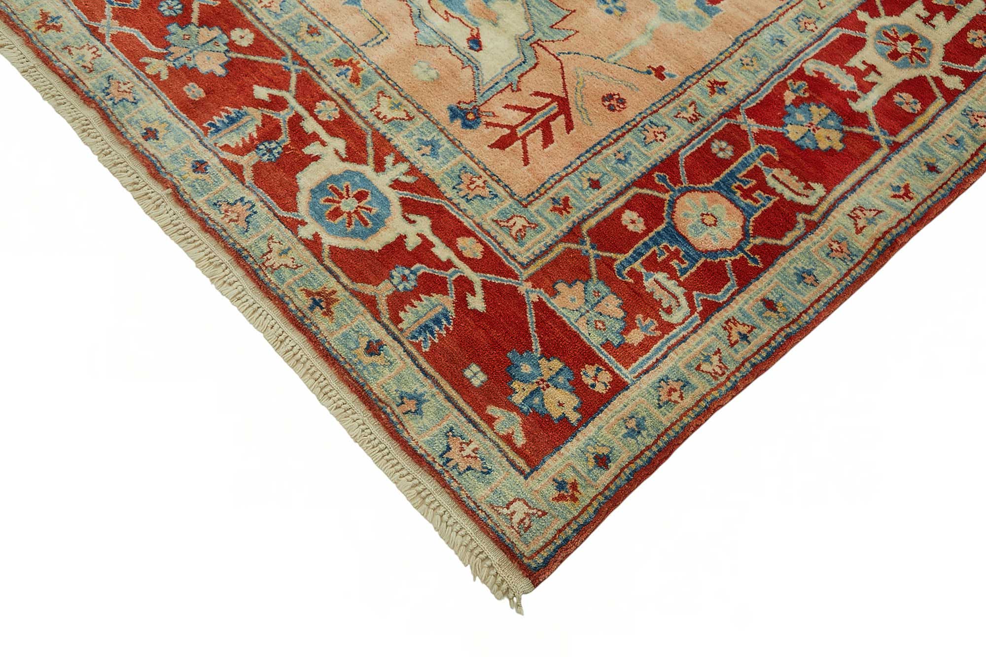 9x11 Hand-Knotted Wool Oushak Rug - 49267