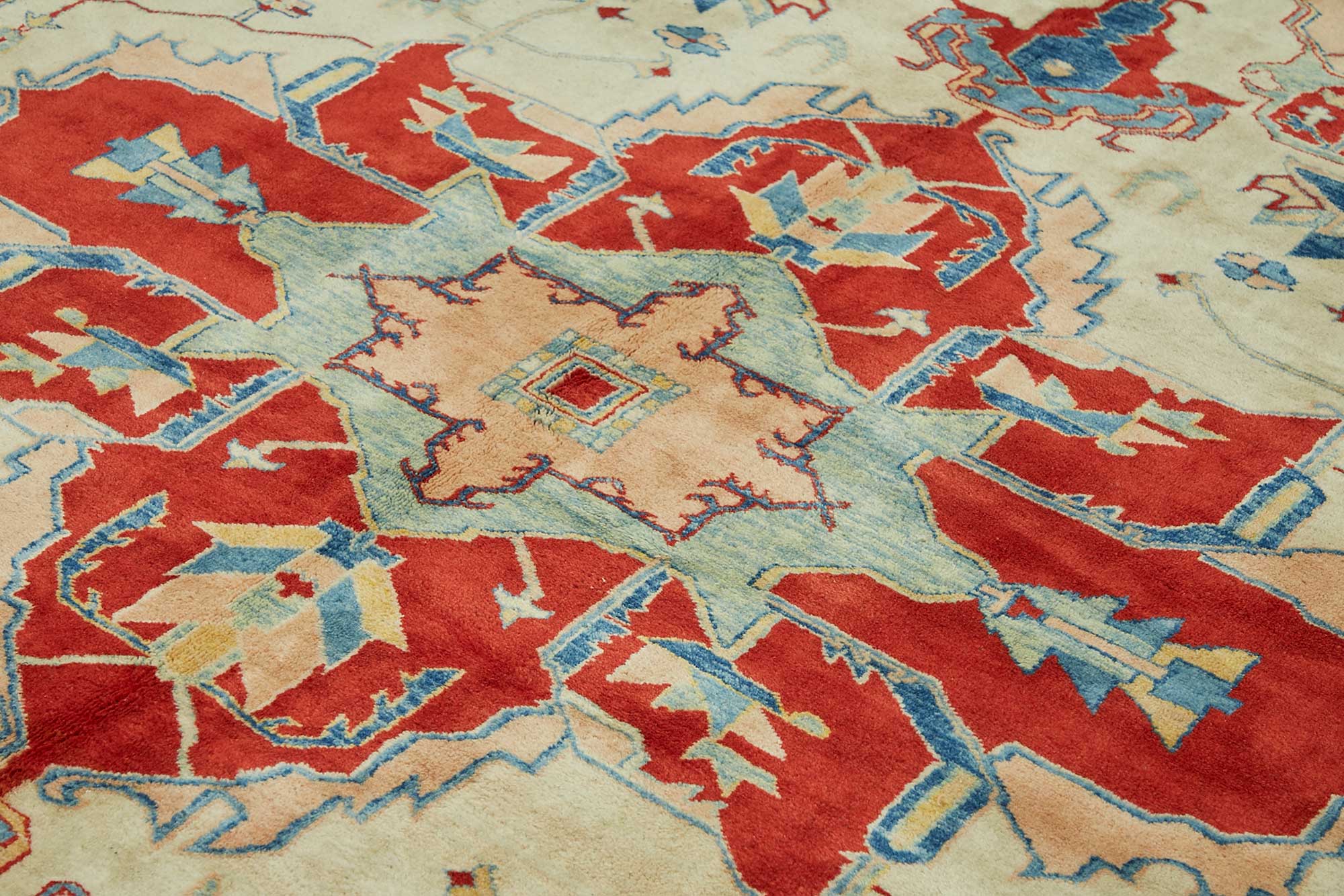 9x11 Hand-Knotted Wool Oushak Rug - 49267