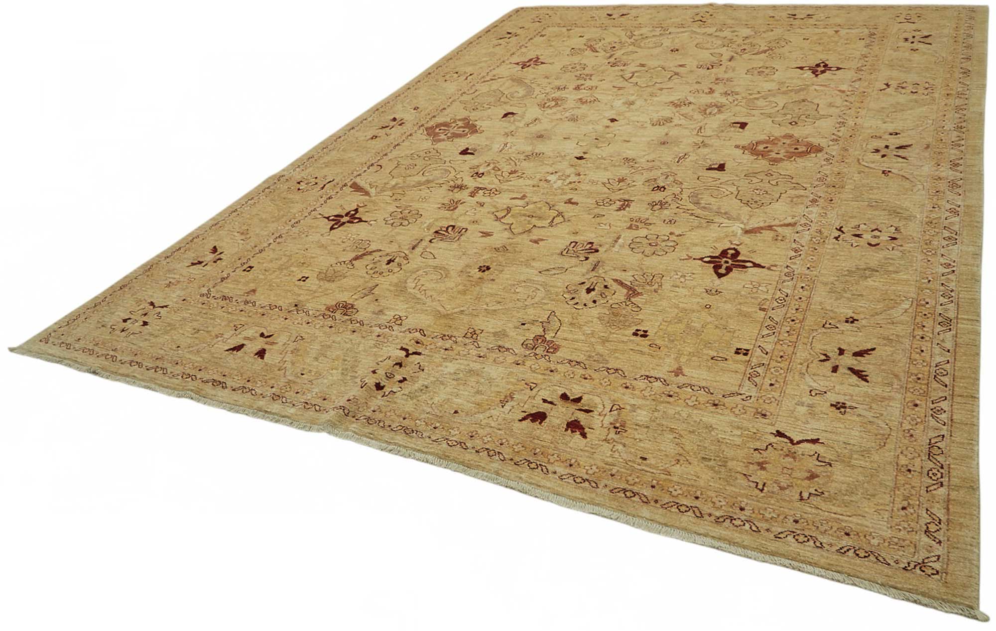 10x13 Hand-Knotted Wool Oushak Rug - 49268