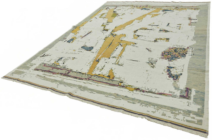10x13 Hand-Knotted Wool Oushak Rug - 49270