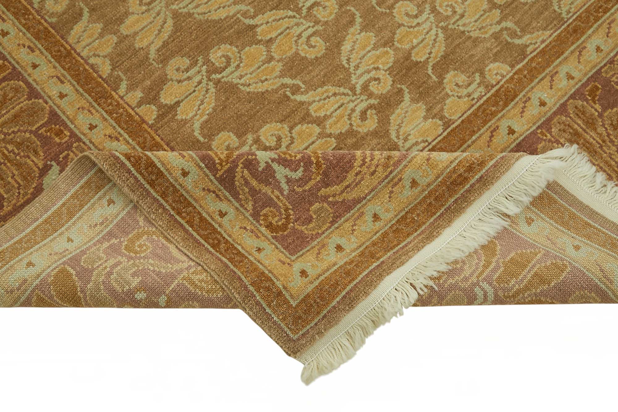 8x11 Hand-Knotted Wool Oushak Rug - 49271