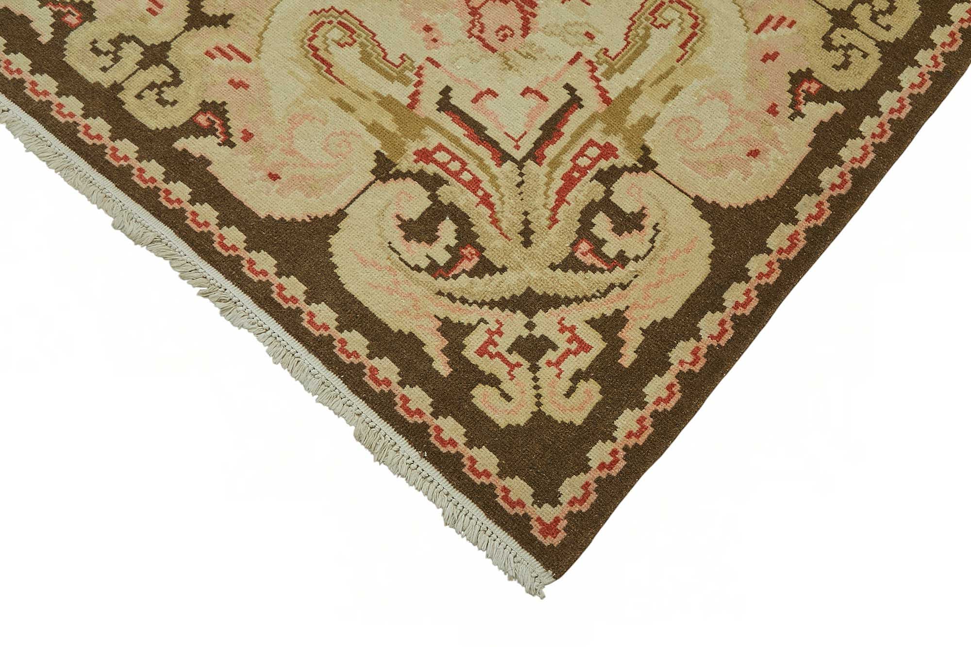 10x12 Hand-Knotted Wool Oushak Rug - 49272
