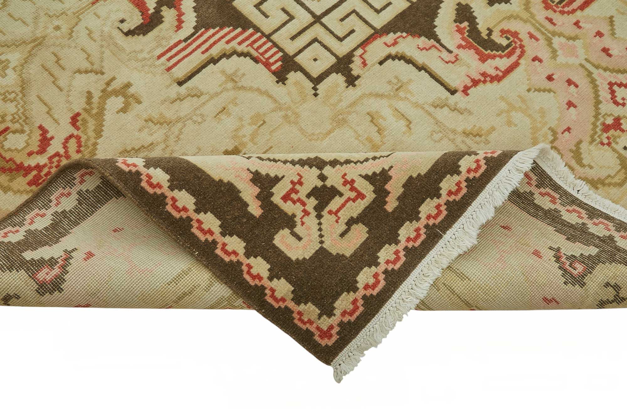 10x12 Hand-Knotted Wool Oushak Rug - 49272