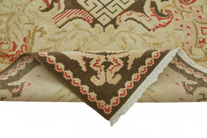10x12 Hand-Knotted Wool Oushak Rug - 49272