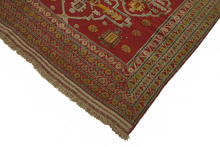 8x9 Hand-Knotted Wool Oushak Rug - 49273