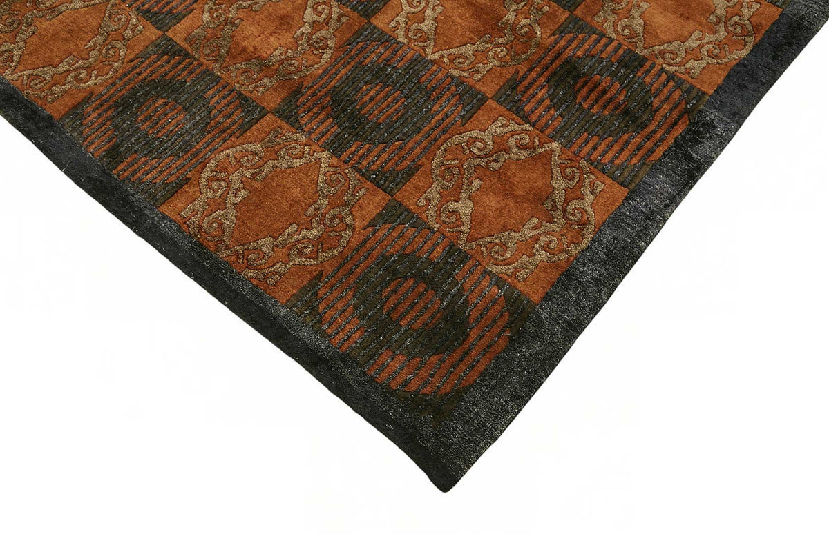 9x11 Hand-Knotted Wool Oushak Rug - 49274