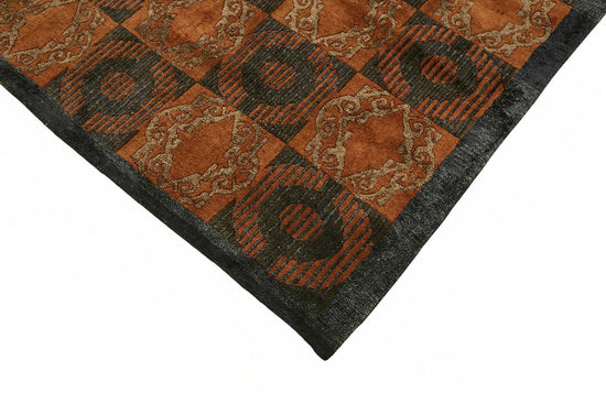9x11 Hand-Knotted Wool Oushak Rug - 49274
