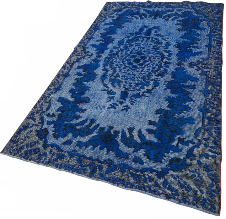 4x8 Blue Over-dyed Rug - 49280