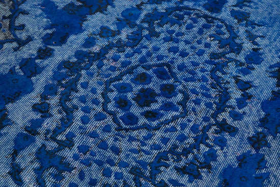 4x8 Blue Over-dyed Rug - 49280