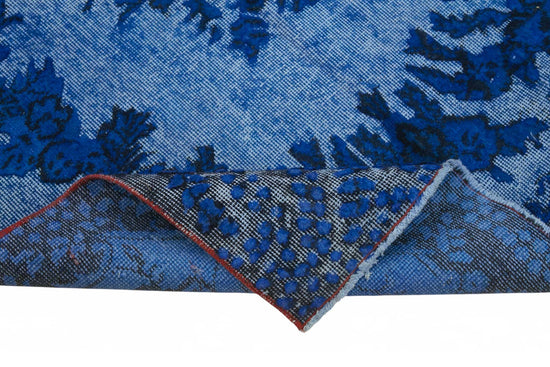 4x8 Blue Over-dyed Rug - 49280