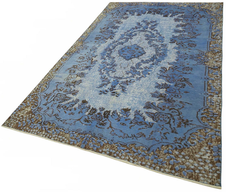 5x9 Blue Over-dyed Rug - 49281