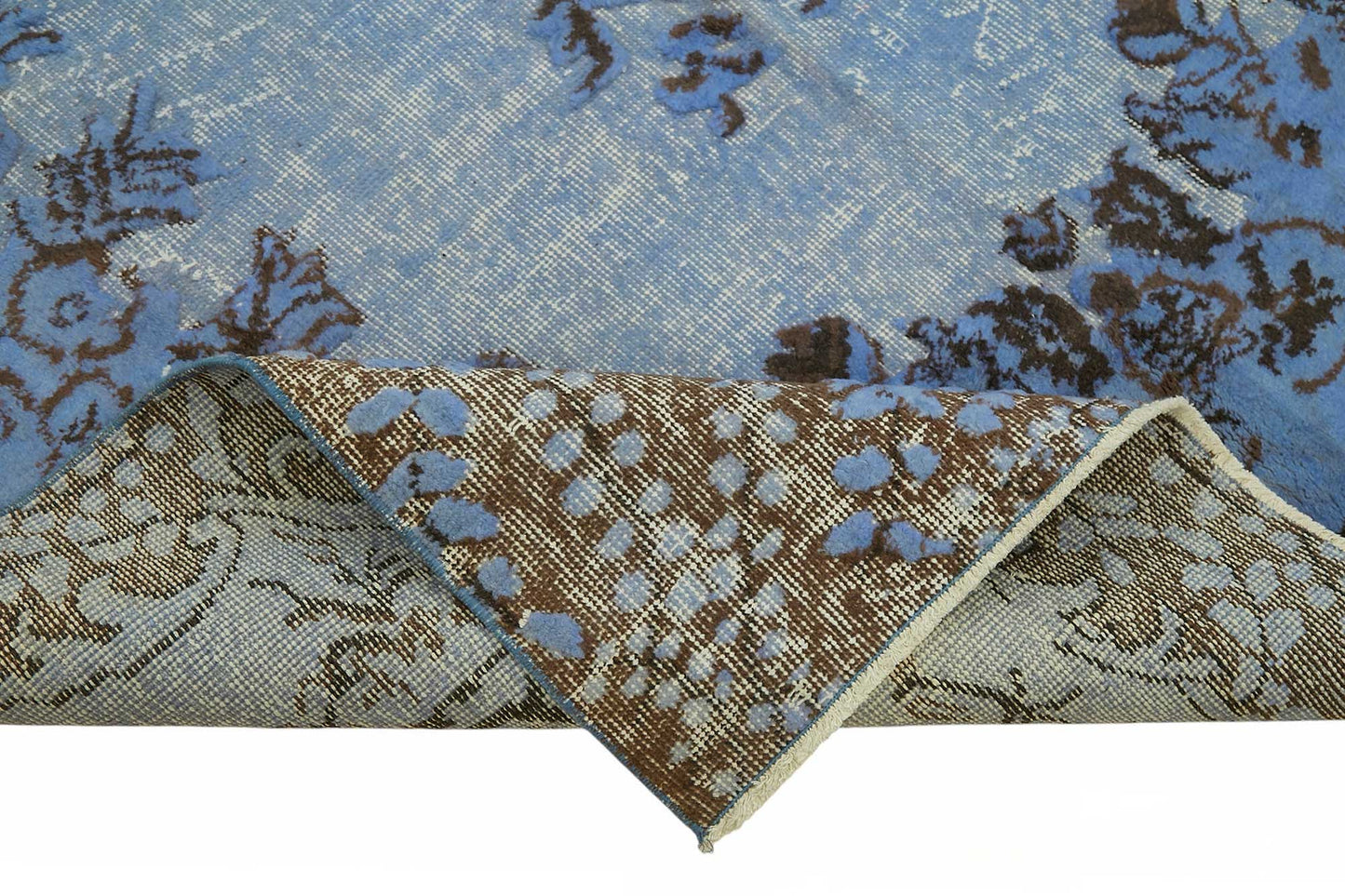 5x9 Blue Over-dyed Rug - 49281