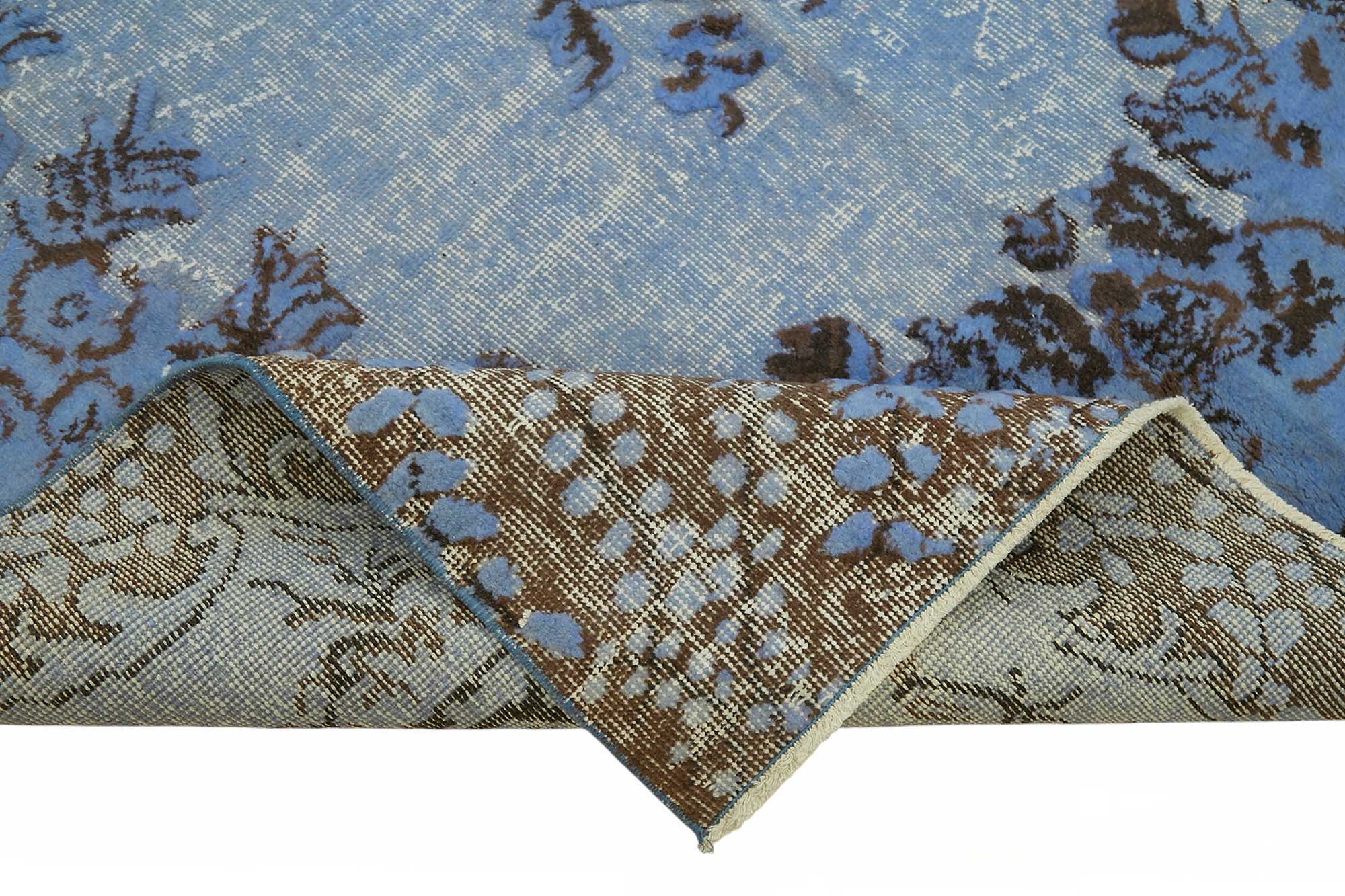 5x9 Blue Over-dyed Rug - 49281