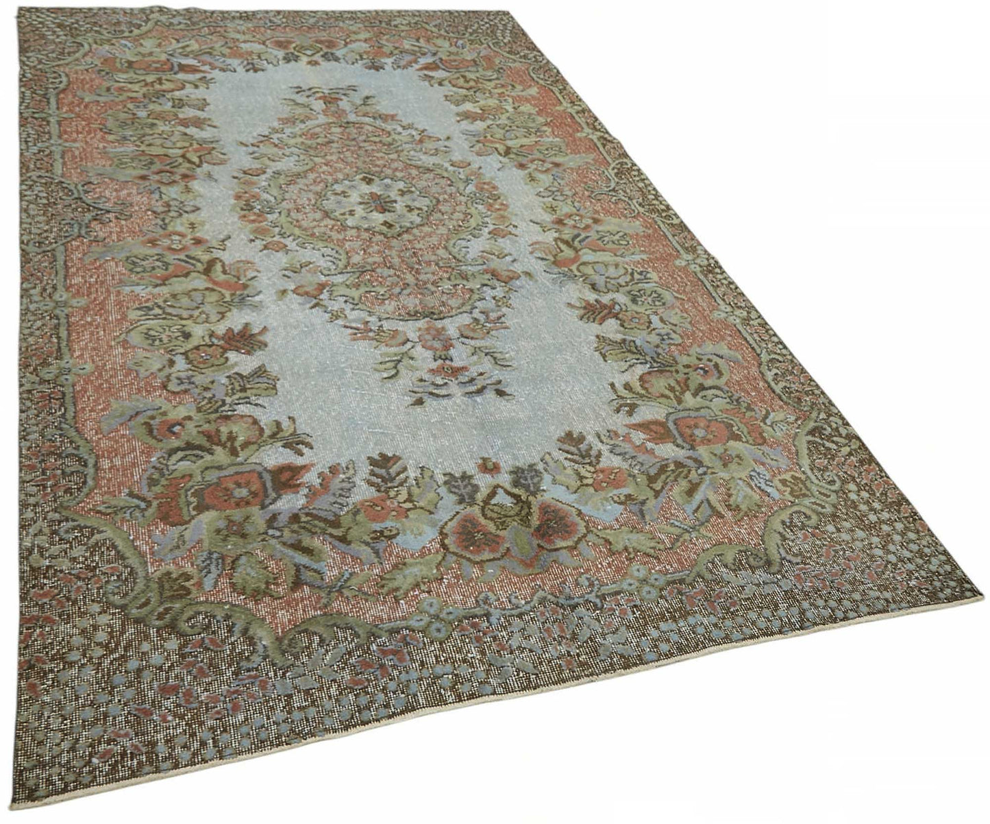 5x9 Grey Over-dyed Rug - 49284