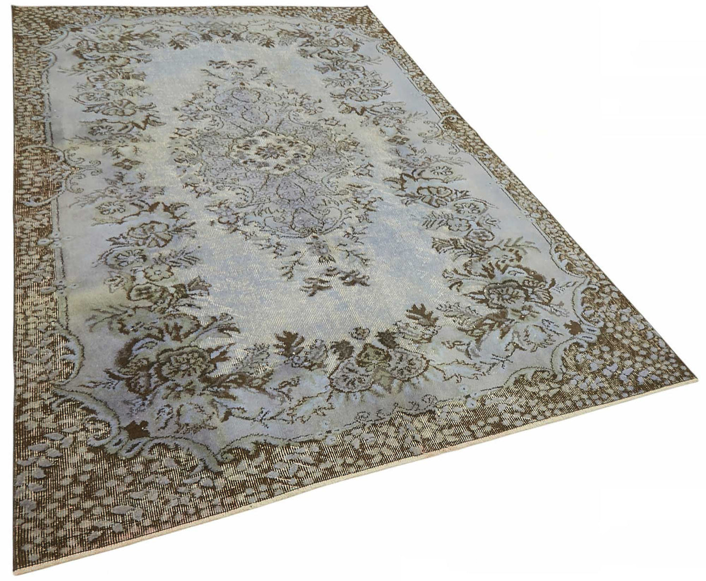 5x8 Grey Over-dyed Rug - 49287