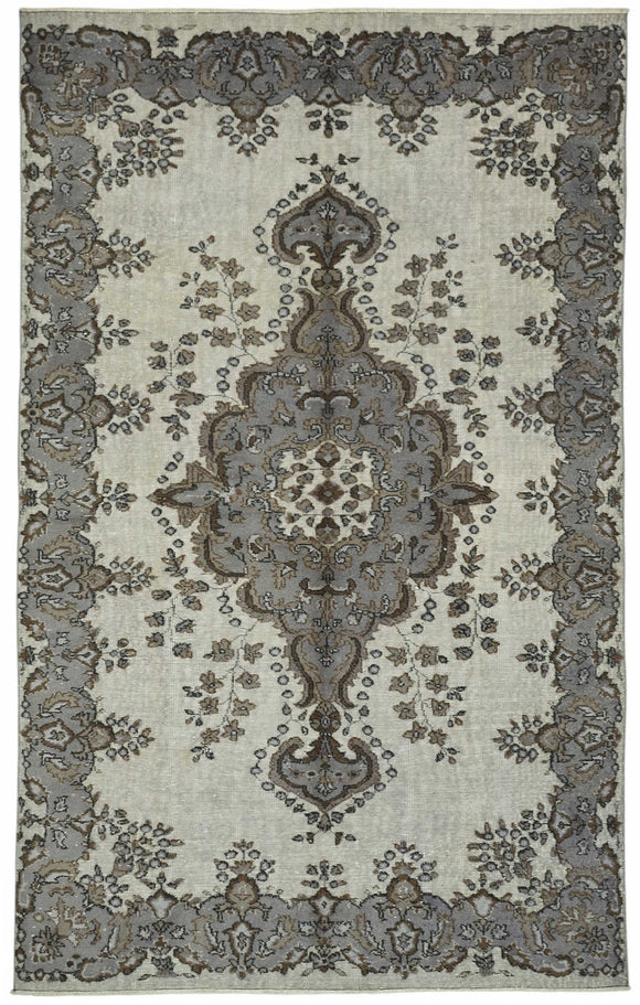 6x9 Grey Over-dyed Rug - 49288