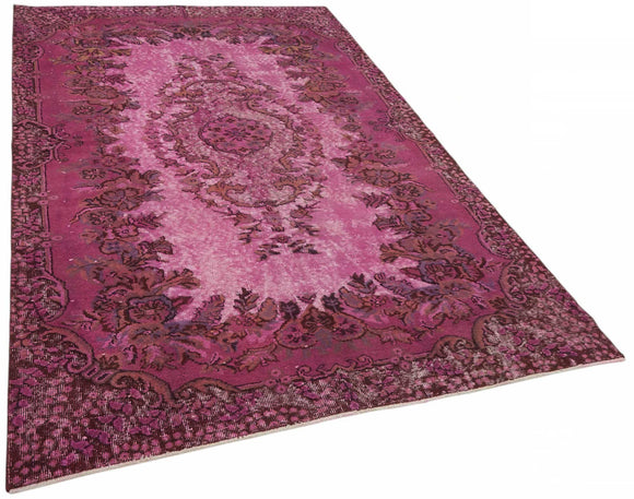 5x9 Pink Over-dyed Rug - 49289